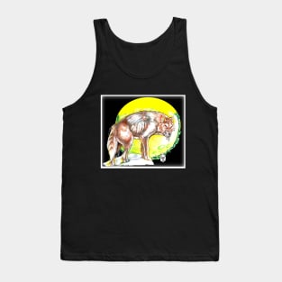 WOLF AND MOON Tank Top